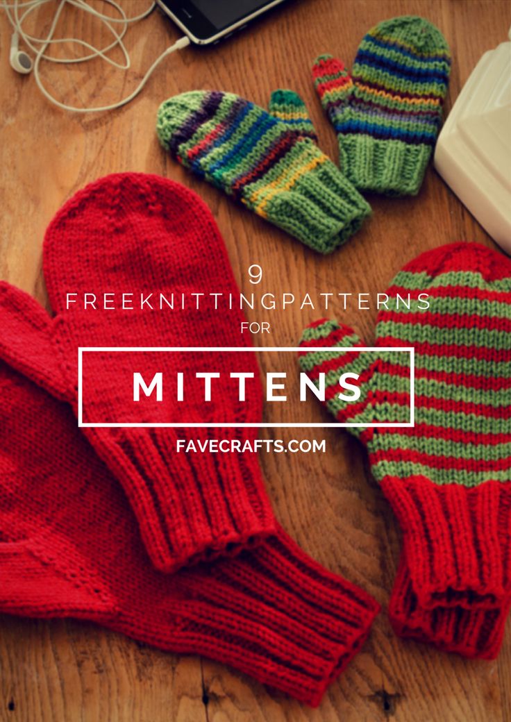 Free download knitting patterns for gloves for girls